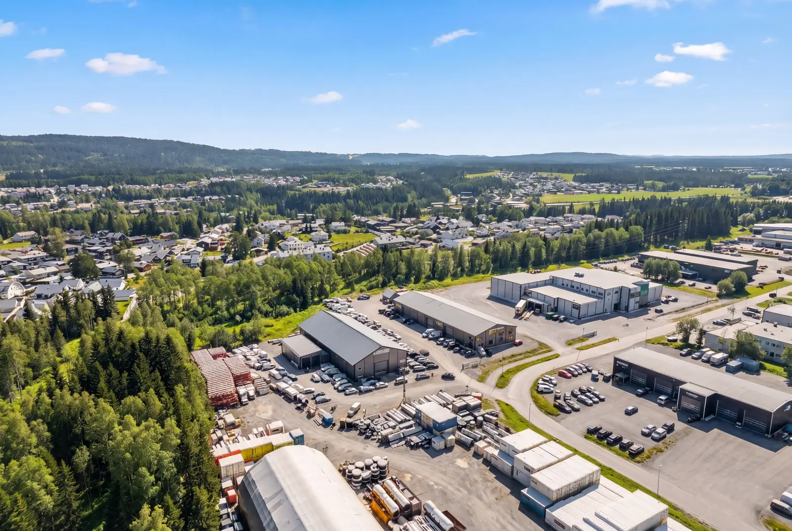 Attraktiv beliggenhet med kort vei til Gardermoen, Jessheim og Oslo.