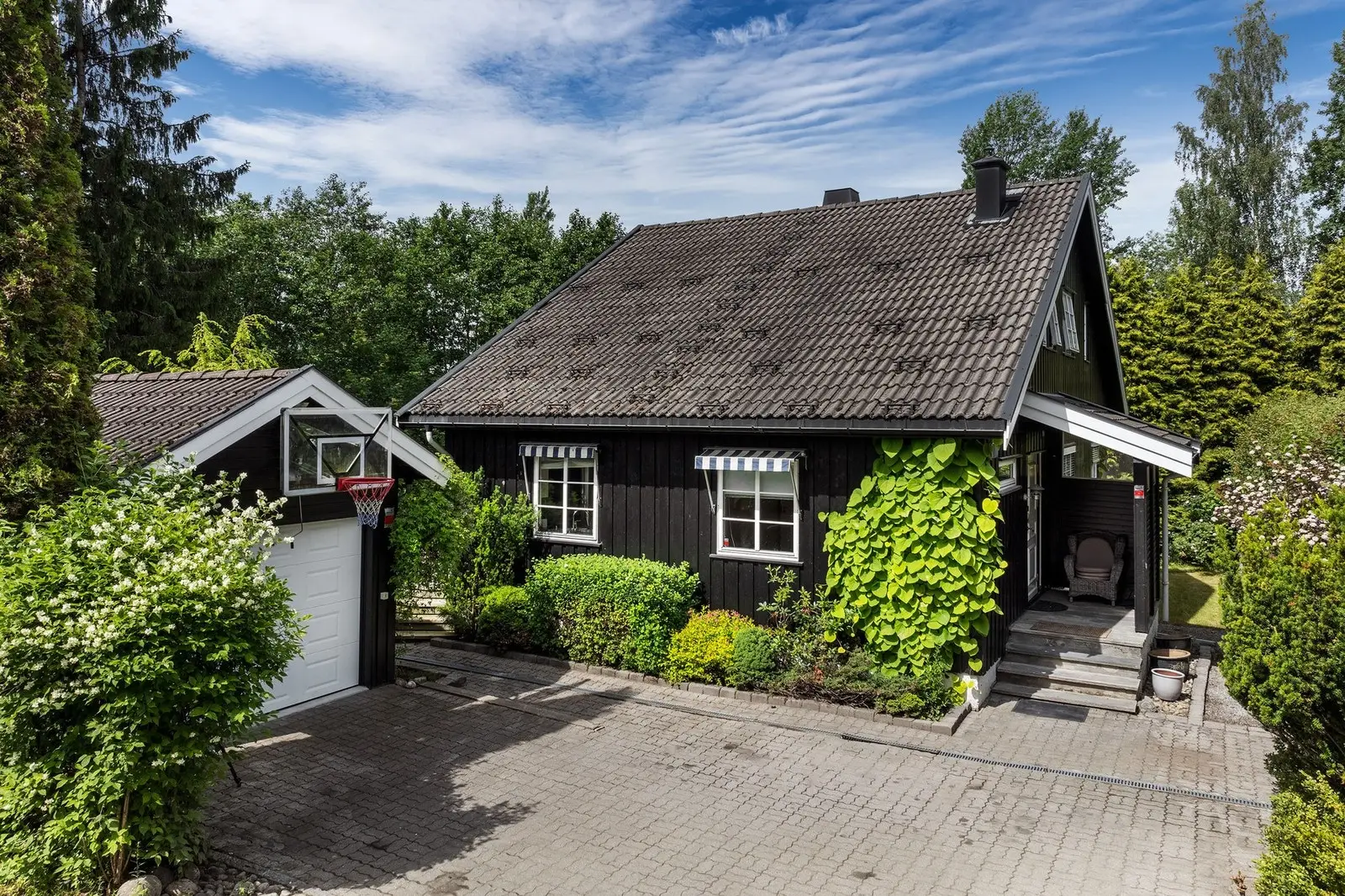 Praktisk garasje på 18 kvm med El-bil lader.