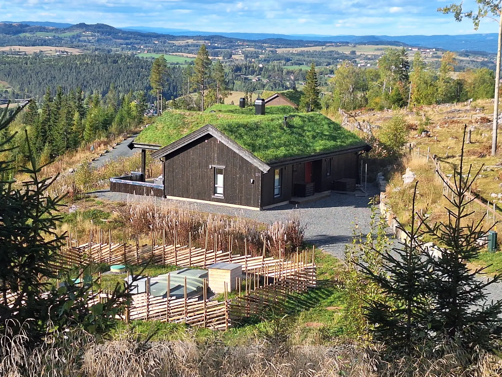 Lindstadutsikten Felt 2, et attraktivt og solfylt tomtefelt beliggende i naturskjønne omgivelser i Mylla området, Nordmarka Nord, i Lunner k