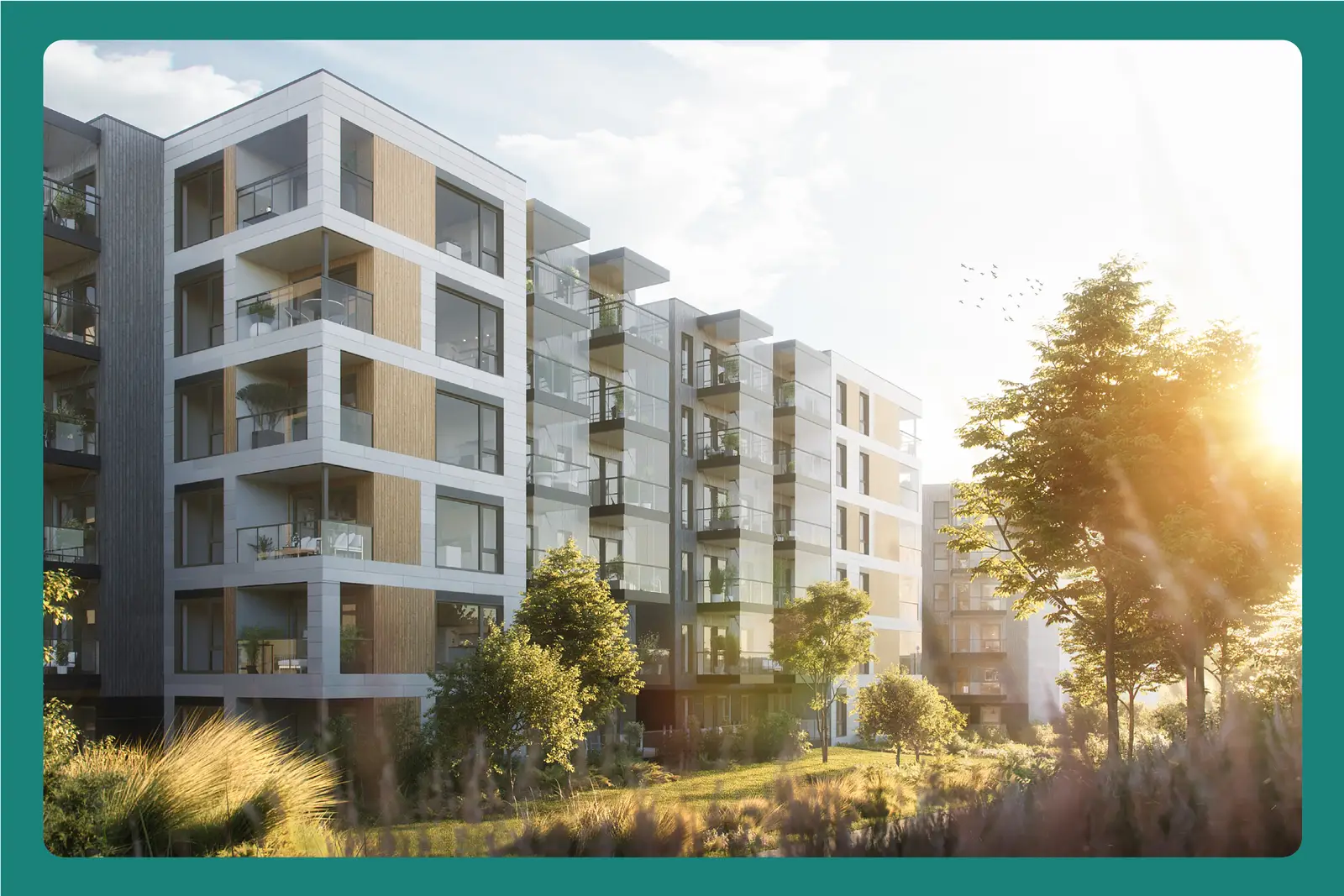 Her vil det bli bygget nye og moderne kvalitetsleiligheter, kun 600 m fra Jessheim sentrum! Illustrasjon av fasade - det vil forekomme avvik