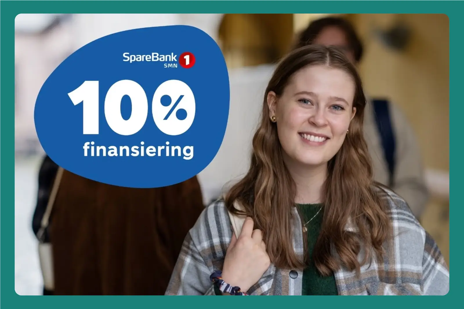 På Vestbyen - Jessheim kan du kjøpe leilighet med 100 % finansiering. Fredensborg Bolig og SpareBank 1 SMN har inngått samarbeid for å hjelp