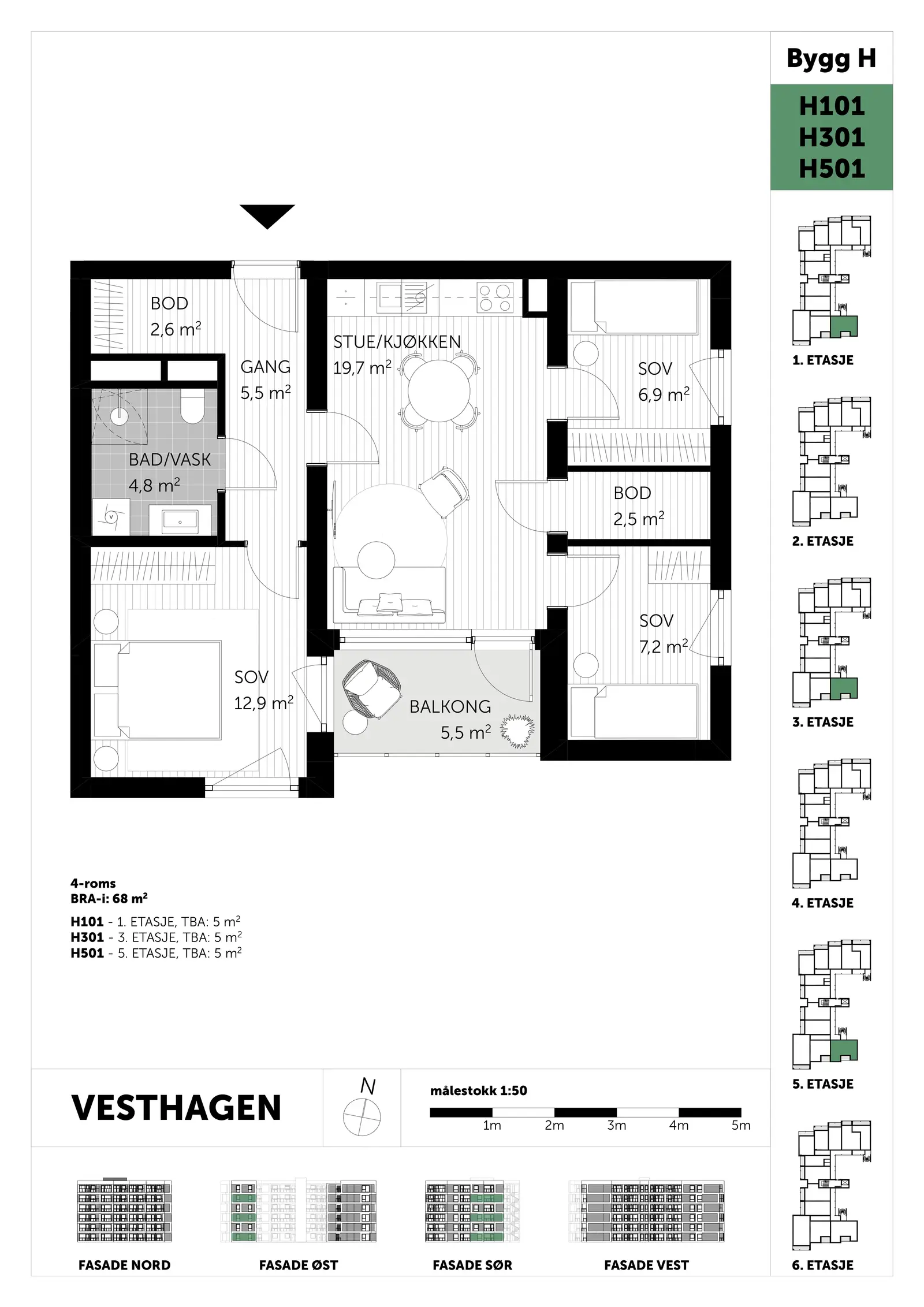 Plantegning - H101